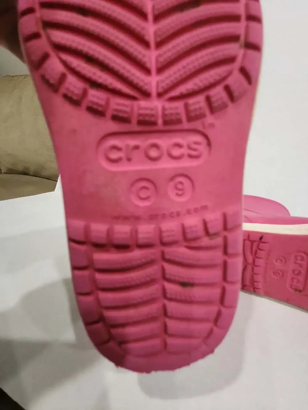 Crocs Handle It Rain Boots Pink Size C9